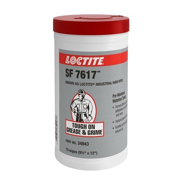 Henkel Specialty Purpose Hand Cleaner, Industrial, Bucket, Cloth Impregnated with Liquid SF 7617 75 CNT PER TUB IDH 337637 - main
